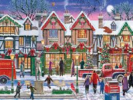4.8 out of 5 stars. Christmas In The Square 1000 Pieces Ravensburger Puzzle Warehouse