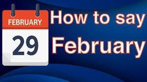 February (n.) the month following january and preceding march How To Pronounce February Like An American English Pronunciation Youtube