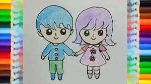 Feel free to explore, study and enjoy paintings with paintingvalley.com How To Draw Kids School Boy And Girls