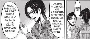 In Attack On Titan How Did Hanji Zoe Join The Survey Corps Quora Hanji is very passionate and driven in pursuit of new knowledge. did hanji zoe join the survey corps