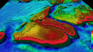 A small isolated reef located close to the edge of the continental shelf. First High Resolution Map Of The Great Barrier Reef Released Gim International
