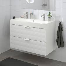 Meubles de salle de bain et decoration ikea. Godmorgon Braviken Meuble Lavabo 2tir Resjon Blanc Mitigeur Lavabo Brogrund 100x48x68 Cm Ikea Meuble Lavabo Meuble Sous Lavabo Lavabo