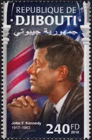 JFK: USA PRESIDENT JOHN F. KENNEDY & Jackie/Jacqueline/Presidential Seal  Stamp £1.72