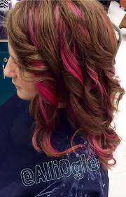Pink highlights are such a great way to spice up the classical blonde hair and there are some great techniques and hairstyles that can make you look. Pin By Janna Jackson On Beauty Hair Brown Hair With Highlights Blonde Hair With Pink Highlights Hair Color Highlights