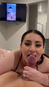 I licked his frenulum and edged his cock hard while he watched me get  fucked on the screen.