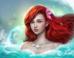 This disney princess story is a favorite among little kids who dream about the pretty mermaids singing and dancing in the deep reaches of the ocean. Digital Painting Ariel Little Mermaid By Tinytruc 11