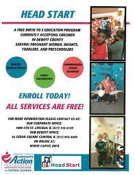 Early head start goals and focuses include: Head Start And Early Head Start Are Now Enrolling For The 2019 2020 School Year The Library Has Flyers Available On The Free Birth Childrens Floor Head Start