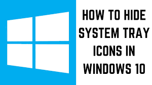 In windows 10, there are a number of system icons in the notification area on the taskbar (system tray). How To Hide System Tray Icons In Windows 10 Max Dalton Tutorials