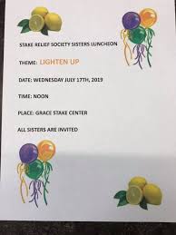 After you decide on your theme the most important part of the evening is what you will be serving for dinner. Friends Of Grace 1st Ward Relief Society Posts Facebook