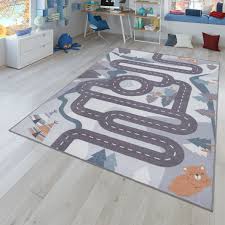 Das wäre ansonsten für kinder sehr enttäuschend. Kinder Teppich Spiel Teppich Fur Kinderzimmer Strassen Motiv Mit Tieren Creme Ebay