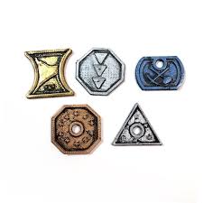 Dungeons And Dragons 5e Coins Set Of 5 Etsy In 2021 Dungeons And Dragons Dungeons And Dragons 5e Dragon