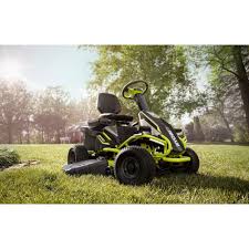 Brief ryobi lawn mower overview: Ryobi 38 In 100 Ah Battery Electric Rear Engine Riding Lawn Mower Ry48111 The Home Depot Best Lawn Mower Best Riding Lawn Mower Riding Lawn Mowers