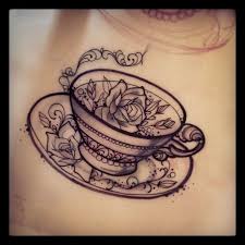 Tea Cup With Pansies Inside This Would Make A Really Cool Tattoo For Coffee Tea Lovers Trendy Tattoos Tattoos Coffee Tattoos