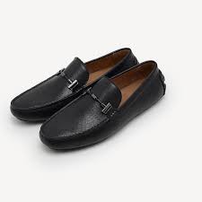 Leather Moccasins Black Moccasins Shoes P E D R O