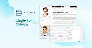 Single Events Sidebar Modern Events Calendar