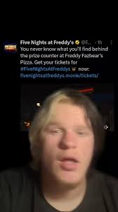 #fnaf #fnafmovie #fivenightsatfreddys #fivenightsatfreddysmovie  #mathewlillard #game #horror #horrorgame #Blumhouse #fnaftrilogy #cineplex  #fnaftickets #fyp #foryou #foryoupage #greenscreen