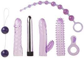 Amazon.com: Adam & Eve The Complete Lover's Sex Toy Kit, Purple | Includes  7” Multi-Speed Silver Vibrator, Rabbit Style Vibrator Sleeve, Nubby Sleeve,  Swirled Sleeve, Stimulating Penis Ring, Ben Wa Balls, and
