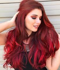 Ruby-Red Wigs 100% Real Human Hair for Caucasian Women – SULMY