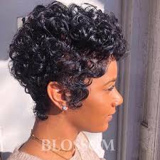 Human hair wig black long straight blunt fringe women hair wig. Human Hair Short Curly Wigs For Black Women Cheap Full Lace Brazilian Pixie Cut Afro Kinky Curly Indian Human Hair Wigs New Wigs Buy At The Price Of 25 37 In Dhgate Com