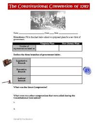 Constitutional Convention Activities Worksheets Tpt