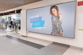 Mall Advertising Mock Up With Woman In 2020 Billboard Mockup Website Design Free Billboard