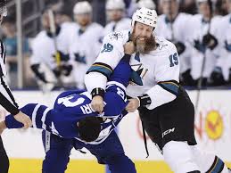 Joe thornton made his toronto maple leafs debut on wednesday night against the montreal canadiens. Kadri Tugs At Thornton S Beard Maple Leafs Beat Sharks