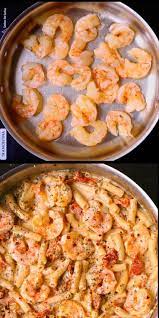 Shrimp Pasta With Creamy Mozzarella Sauce Video Shrimp Recipes Easy Seafood Dinner Shrimp Recipes For Dinner