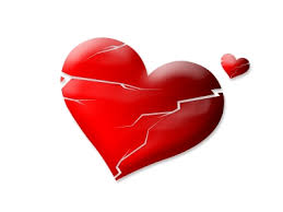 Resultado de imagen para corazón de una relación que ya terminó
