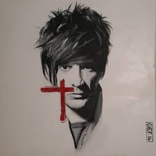 J'ai demande a la lune. Nicola Sirkis Painting By Gief Artmajeur