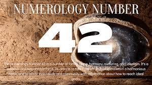 Numerology Number 42 Numerology Number 42 Numerology Birth Date