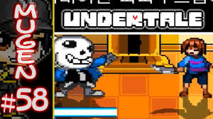 Ss117 M U G E N Frisk Me Vs Sans Ai Undertale Battle Youtube