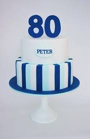 30th Birthday Cake For Him Blue 80th Birthday Cakes And Cake Ideas 80 Birthday Cake 80th Birthday Cake For Men Birthday Cakes For Men
