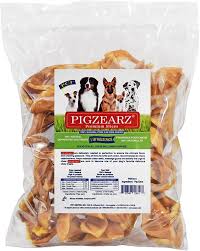 Can i give my puppy pigs ears? Amazon Com Pet Center Pigzearz Premium All Natural Sliced Pig Ear Strips Dog Treats 1 Pound Bulk Value Pack Pet Supplies