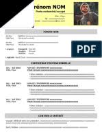 Un modèle cv formidablement efficace mais également moderne. Creer Un Cv Gratuit Au Format Word Modeles De Cv