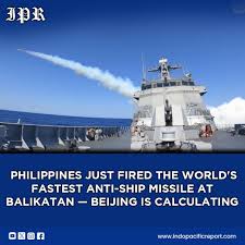IndoPacific - Why the BrahMos Missile Debut at Balikatan 2026 Changes the South China Sea Equation The BrahMos supersonic anti-ship missile system's debut in Balikatan 2026 is arguably the single most consequential