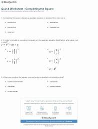 Complete the square in each of the following quadratic expressions. Completing The Square Worksheet With Answers Ms Printable Worksheets And Activities For Teachers Parents Tutors And Homeschool Families