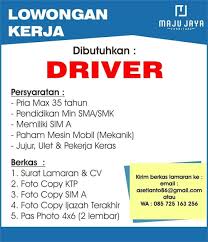 Lowongan driver bluebird untuk eks online baru. Lowongan Kerja Driver Maju Jaya Furniture Di Solo Info Loker Solo