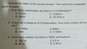 Pixels to cm conversion tool calculates how many centimeters in a pixel with various pixel density (dpi) values. 1 How Many Centimeters Are There In 3 9 Millimeters A 3 9cmc 3 900cmb 39cmd 39 000cm2 A Boy Ran Brainly Ph