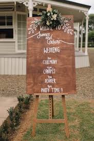 Maybe you would like to learn more about one of these? Bohemian Hand Lettered Order Of Events Sign Wedding Inspiration Board Junebug Weddings