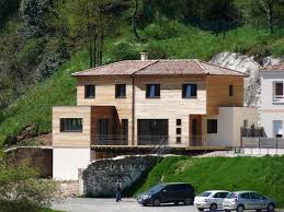 Une Maison A Ossature Bois A La Haie Fouassiere Maison Ossature Bois Maison Bois Maison