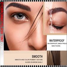 EYELASH and EYEBROW Tint Color, Semi-Permanent Dye Kit, Coffee