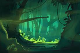 The Jungle Procreate Brushes Jungle Drawing Environment Concept Art Landscape Illustration