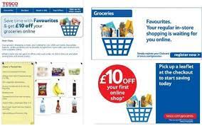 Tesco Sent Out Emails With Personalized Shopping Lists For Customers Based On These Customers Recent Purchases Grocery Savings Tesco Groceries Grocery Online
