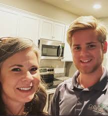 Ok, y'all. This is our firstborn, a 20 year old who absolutely broke my  heart when he decided to not return for his sophomore year because he  wanted to work full time.