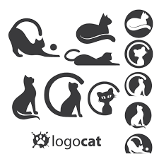 You can download free logo png images with transparent backgrounds from the largest collection on pngtree. Cat Logo Set Newarta Cat Logo Design Logo Set Cat Logo