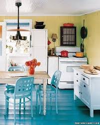 Color Under Your Feet A Gallery Of Painted Kitchen Floors Painted Kitchen Floors Kitchen Flooring Kitchen Inspirations