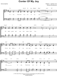 Gaither Vocal Band Center Of My Joy Sheet Music In D Major Transposable Download Print Sku Mn0066270