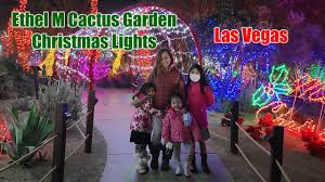 Ethyl m cactus garden, las vegas. Beautiful Christmas Light At Ethel M Cactus Garden Las Vegas Chocolate Factory Greenmangoes Youtube