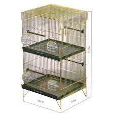 canser iki katli sari galvanizli kus kafesi 40 x 33 x 73 cm muhabbet kusu kafesi fiyati evcilal com kus kafesi muhabbet kuslari kus