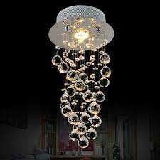 This exquisite chandelier is in a chrome finish. Eleganzo Collection Elegant Hanging Bubble Light Modern Crystal Chandelier Ceiling Lights Crystal Pendant Lighting